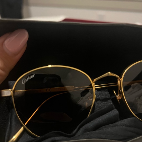 Cartier Gold Frame Sunglasses - Picture 5 of 6